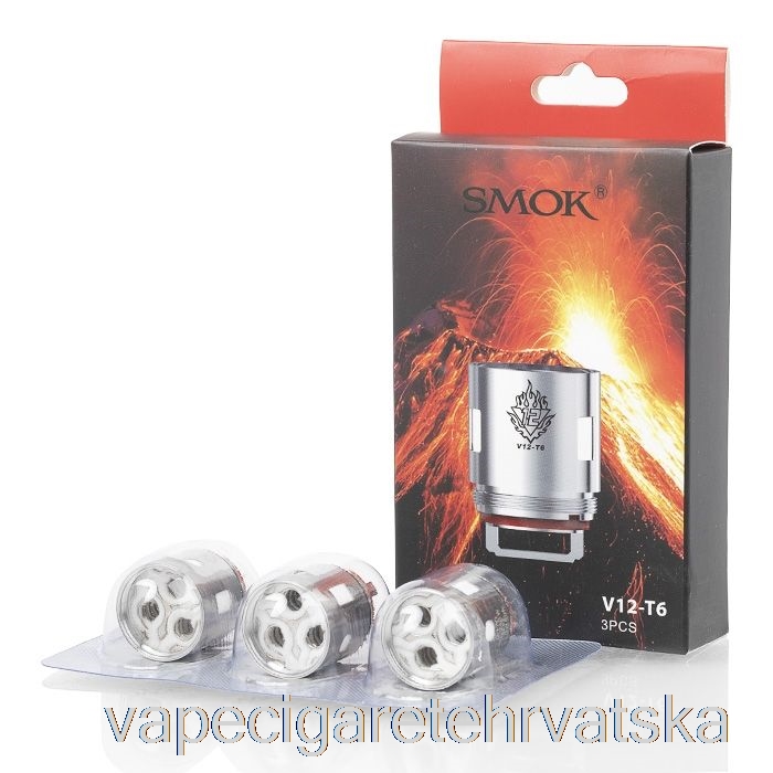 Vape Hrvatska Smok Tfv12 Zamjenske Zavojnice & Rba 0.17ohm V12-t6 šestostruka Zavojnica (paket Od 3)